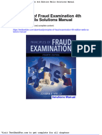 Principles of Fraud Examination 4th Edition Wells Solutions Manual