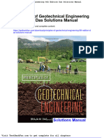 Principles of Geotechnical Engineering 8th Edition Das Solutions Manual