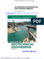 Principles of Geotechnical Engineering 9th Edition Das Solutions Manual