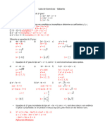 Gabarito Álgebra 9º Ano