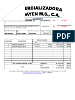 A Nota de Entrega Josayen 623 Fo-1