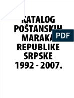 Dokumen - Tips Katalog Postanskih Maraka Posta Republike Srpske Marke 1992 2007 2008