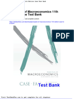 Principles of Macroeconomics 11th Edition Case Test Bank