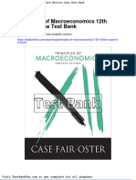 Principles of Macroeconomics 12th Edition Case Test Bank