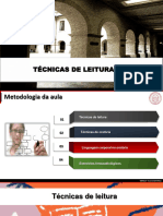 Aula - Técnicas de Leitura e Oratória