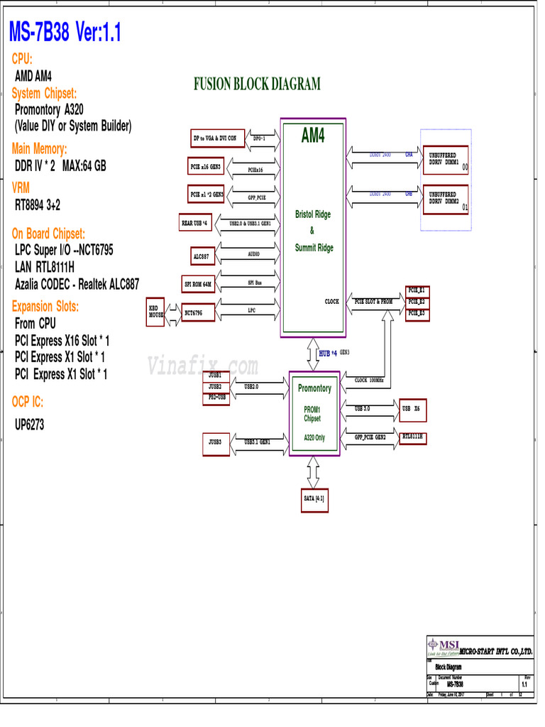 MS-7B38 Rev1.1 | PDF | Computer Networking | Manufactured Goods