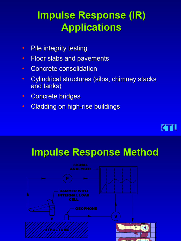 Impulse Response Method in Concrete Testing | PDF | Concrete | Frequency