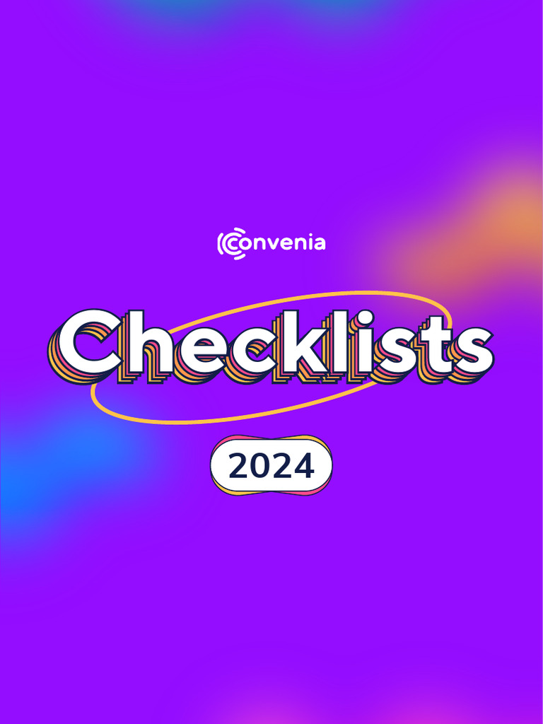 (Convenia) Checklists PDF