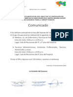 COMUNICADO