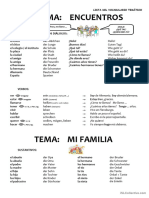 Lista de Vocabulario Temático Español-Alemán