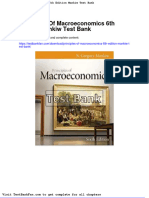 Principles of Macroeconomics 6th Edition Mankiw Test Bank