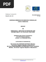 C.V. - Report On Democracy, Limitation...