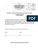 SGSST-FO-017 Formato Acta de Apertura Elección Comité de Convivencia Laboral