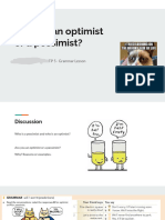 TP5 Grammar Lesson Focused On Optimism and Pessimism