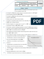 Devoir 5 - Semestre 1 Physique