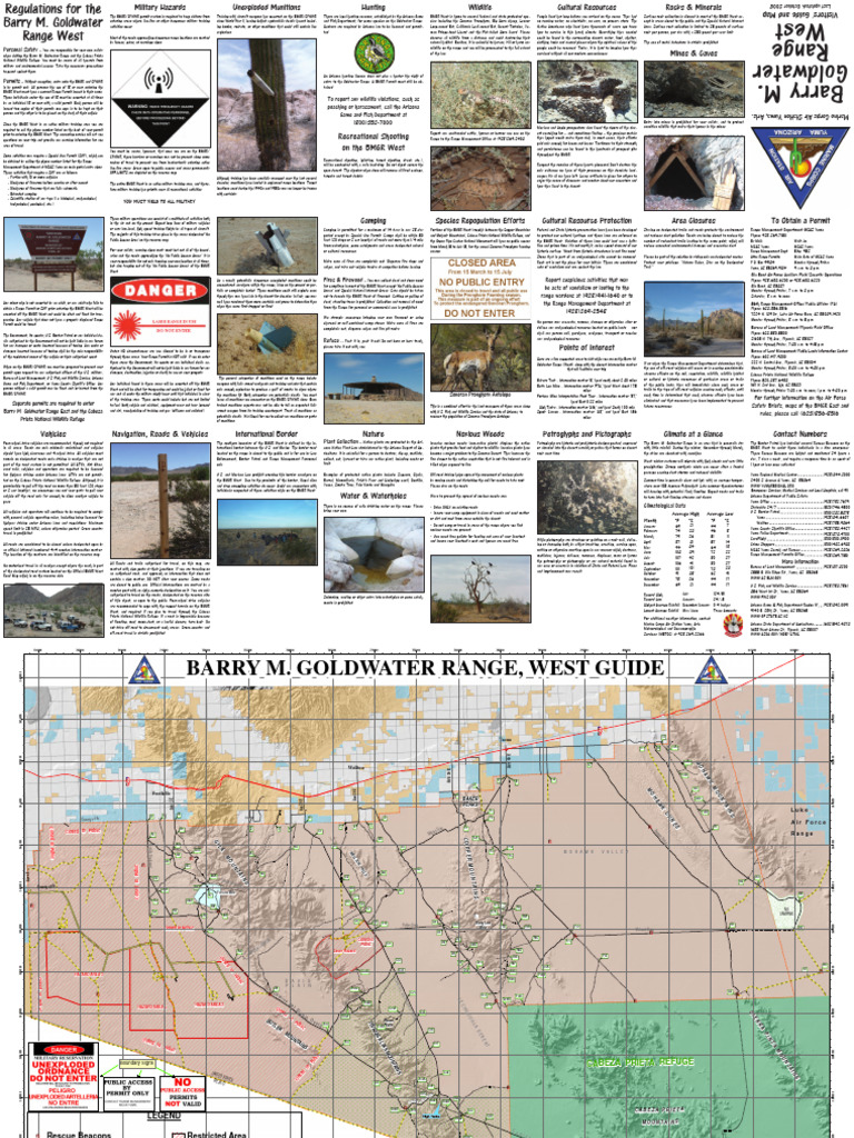 Range Guide Map | Download Free PDF | Hunting