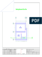 Existing Basement Floor Plan: Hall 550 1200cm