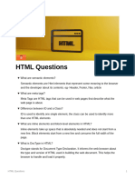 HTML Questions-Kppkvc