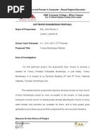 Download CSCI15 Proposal 1 - Victory Church Website by John  Romeo Verastigue-Etis SN69366610 doc pdf