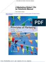 Principles of Marketing Global 17th Edition Kotler Solutions Manual