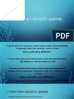 I'tikaf & Lailatul Qadar