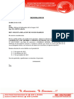 Memorandum - Solicta Relacion de Socios Habiles A La Fecha