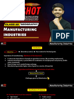 Manufacturing Industries One Short
