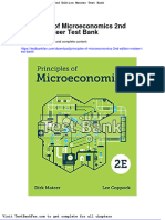 Principles of Microeconomics 2nd Edition Mateer Test Bank