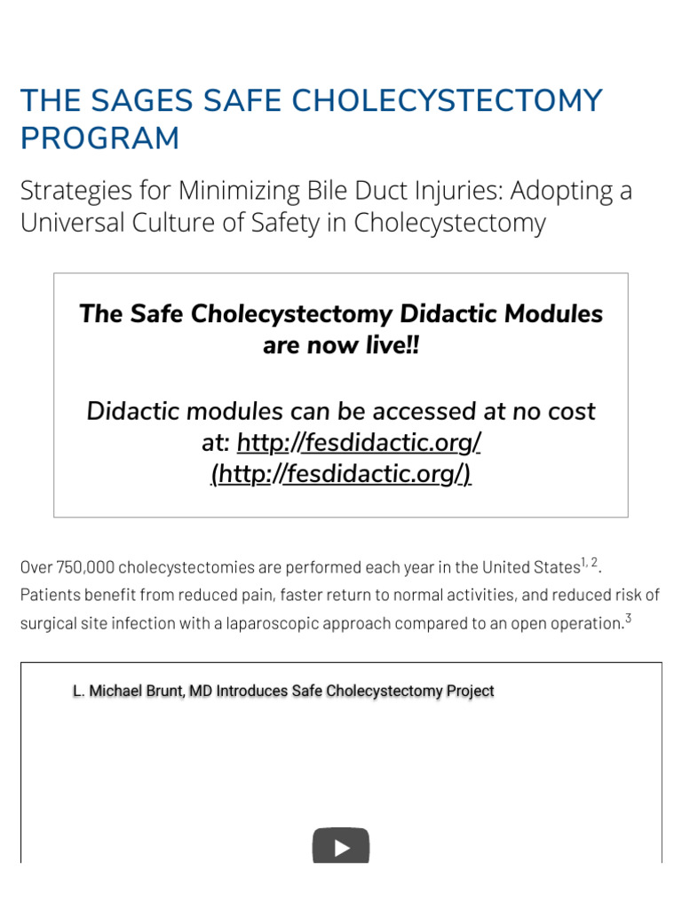 Safe Cholecystectomy Guidelines and Strategies | PDF | Gallbladder | Liver