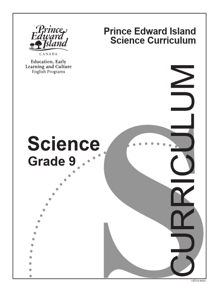 Grade 9 Science Curriculum Guide PEI | PDF | Science | Knowledge