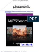Principles of Microeconomics 7th Edition Gregory Mankiw Test Bank