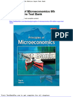 Principles of Microeconomics 9th Edition Sayre Test Bank