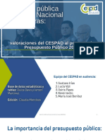 Audiencia Publica Congreso Nacional de Honduras Valoraciones Del CESPAD Sobre Proyecto de Presupuesto Publico 2024 1