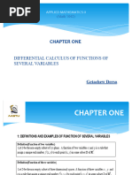 APPLIED MATHEMATICS II (Chapter One Plus) PPT Complete