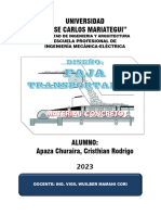Diseño de Faja Transportadora - Apaza Churaira Cristhian Rodrigo
