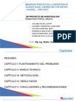 Impacto Del Embarazo Precoz en La Desistencia Escolar, Del Colegio 20449, Andres de Los Reyes, Huaral - Año 2023