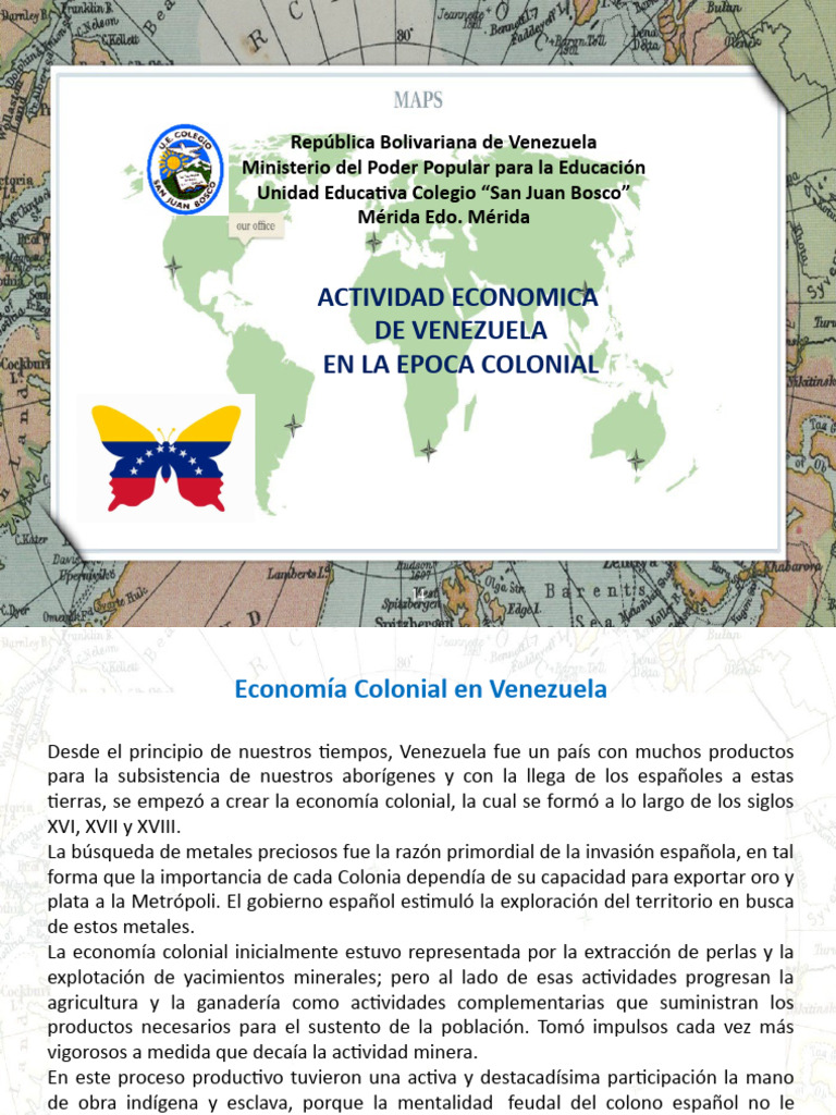 Economia de Venezuela en La Colonia | PDF | Agricultura | Venezuela