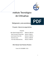 Proyecto. - Cálculo de Carga Térmica