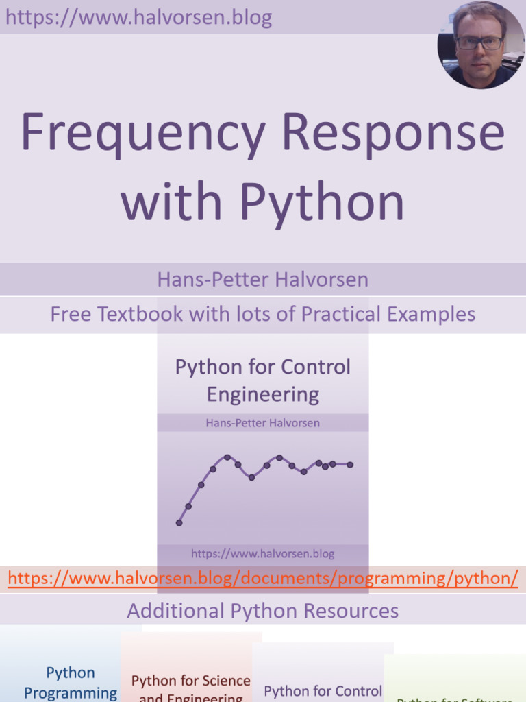 Frequency Response with Python | PDF | Low Pass Filter | Electronic Filter image.