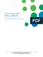 EC - Intermediate Management Accounting Syllabus