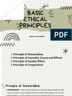 Basic Principles of Bioethics