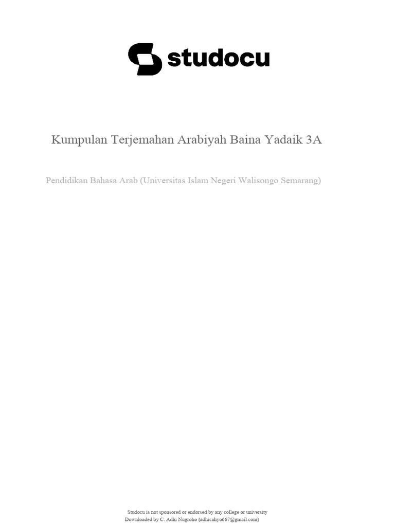 Arabiyah Baina Yadaik | PDF