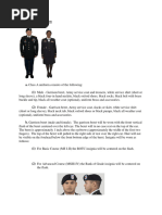 Uniform Inspection Grading Sheet | PDF | Clothing | Uniforms