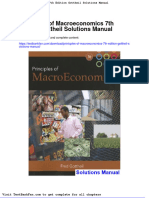 Prinicples of Macroeconomics 7th Edition Gottheil Solutions Manual