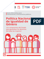 Lectura - Guía Informativa para Funcionarias y Funcionarios Públicos - PNIG