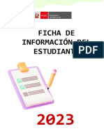 Ficha de Recojo de Información Del Estudiante