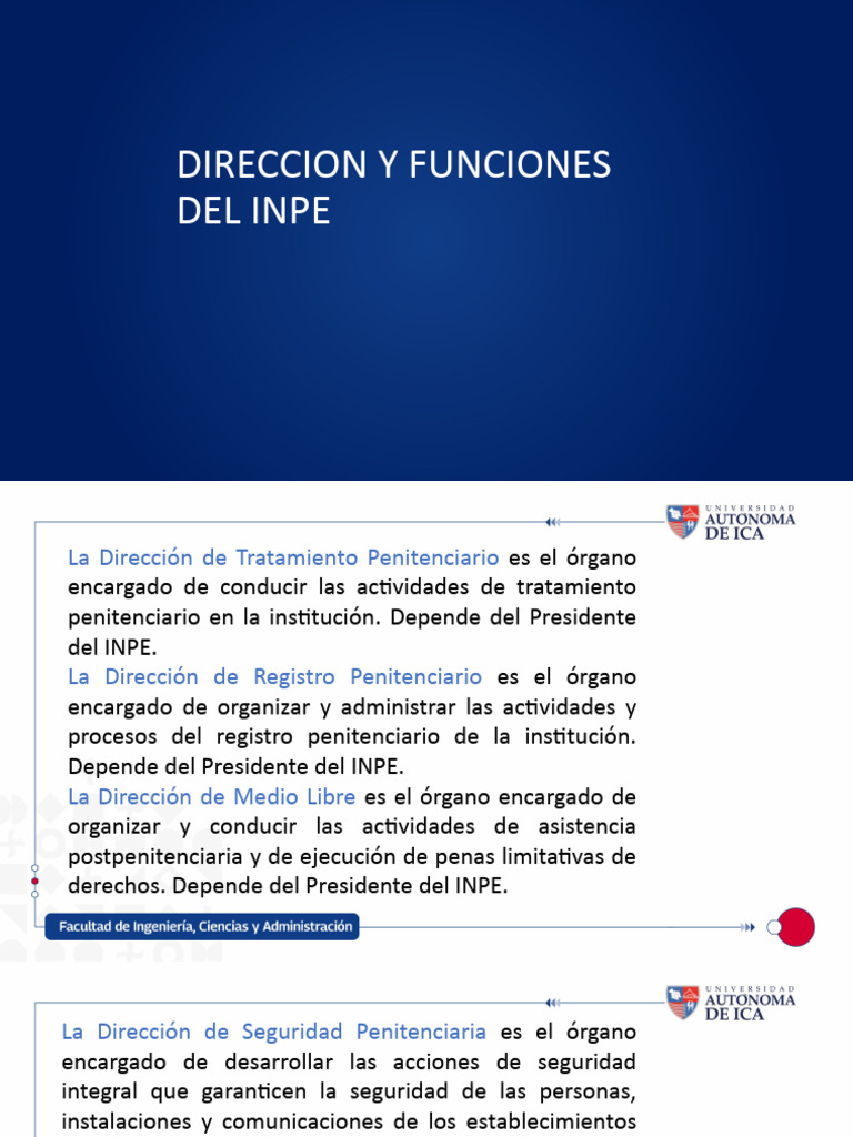 Estructura y Funciones del INPE | PDF | Prisión | Castigos