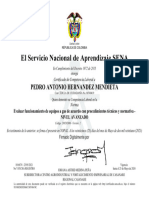 El Servicio Nacional de Aprendizaje SENA: Pedro Antonio Hernandez Mendieta