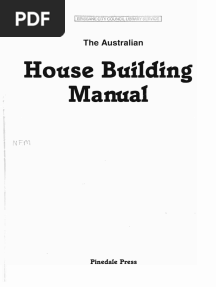 The Australian House Building Manual