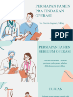 Persiapan Pasien Tindakan Pra Operasi